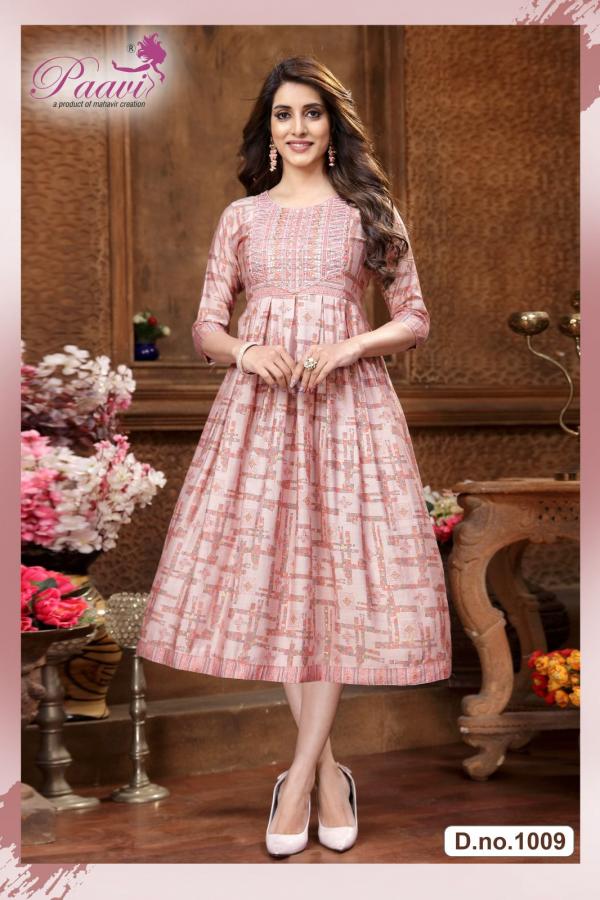 Paavi Radhika Fancy Designer Anarkali Kurti Collection